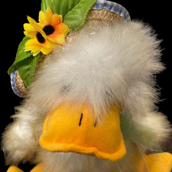Chantilly Lane Duck Plush Animated Singing You Are My Sunshine Flaps Wings PBC - Picture 3 of 12